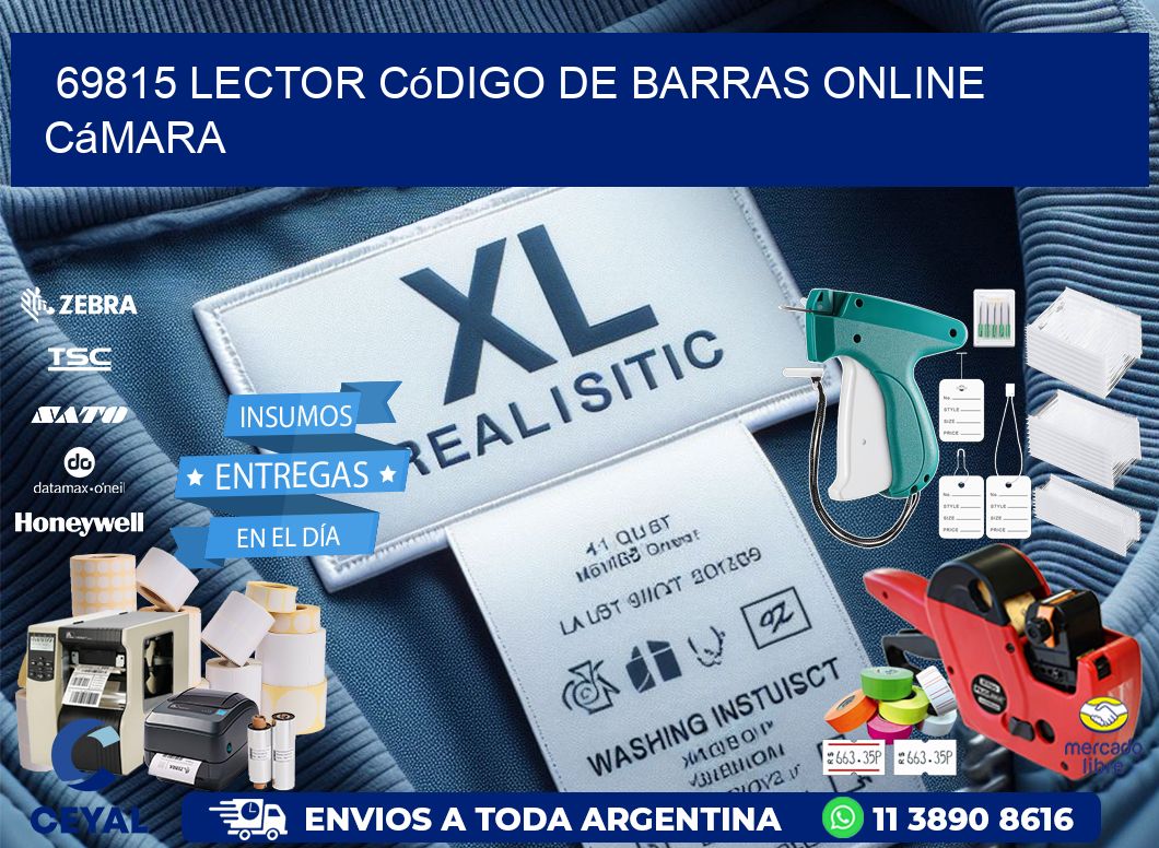 69815 Lector código de barras online cámara