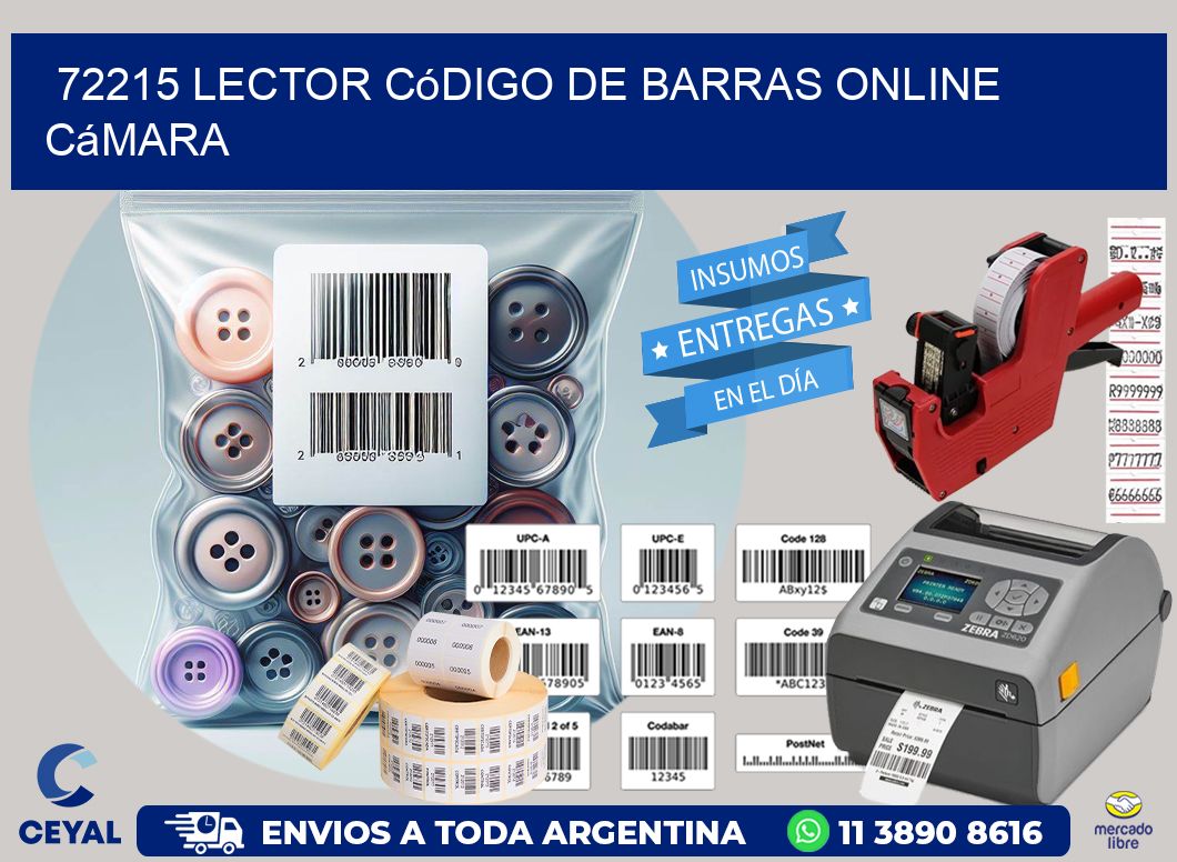 72215 Lector código de barras online cámara