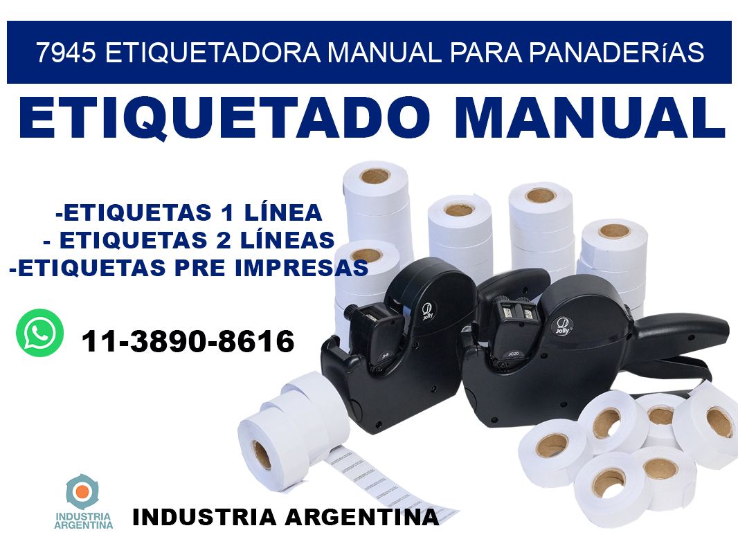 7945 etiquetadora manual para panaderías