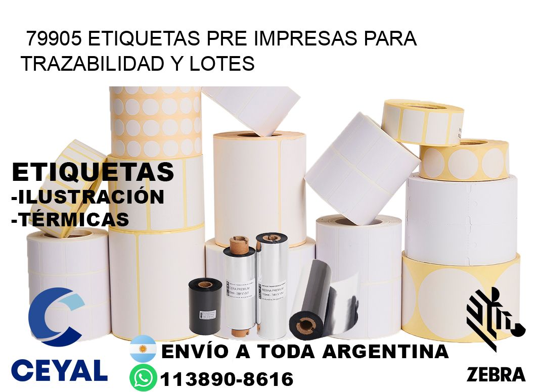 79905 etiquetas pre impresas para trazabilidad y lotes