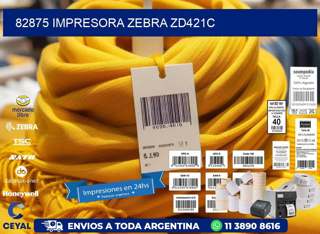 82875 Impresora Zebra zd421c