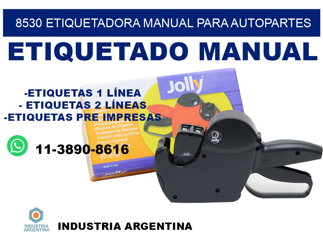 8530 etiquetadora manual para autopartes