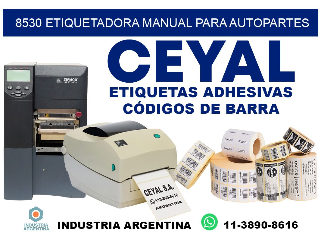 8530 etiquetadora manual para autopartes