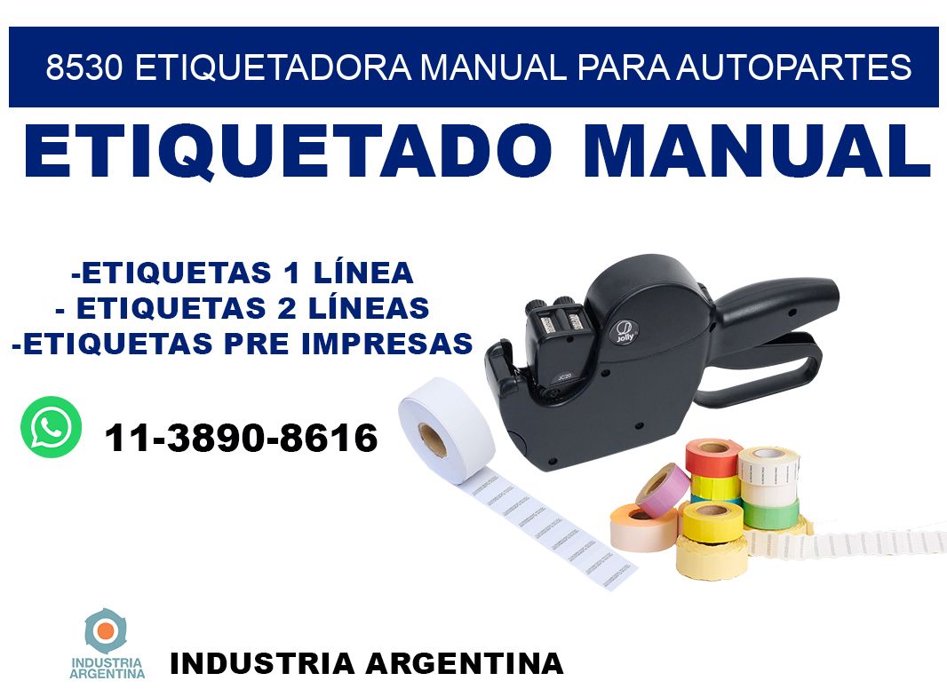 8530 etiquetadora manual para autopartes