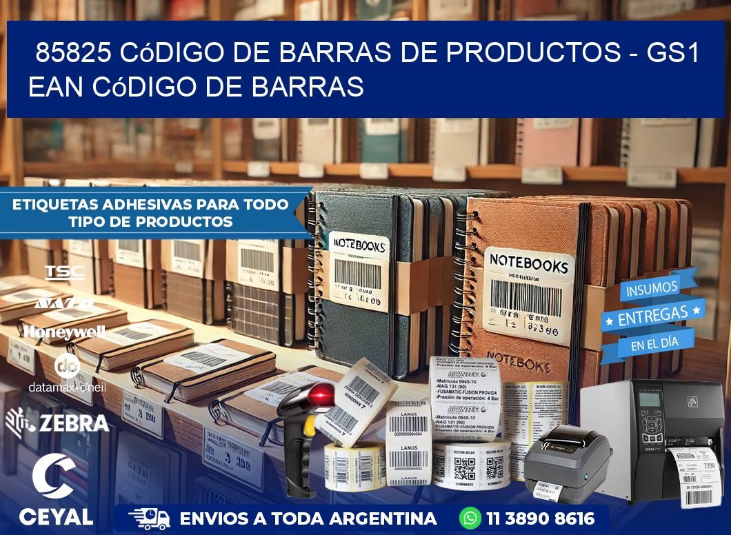 85825 Código de Barras de productos - GS1 ean Código de Barras