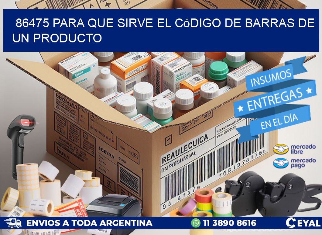 86475 Para que sirve el código de barras de un producto