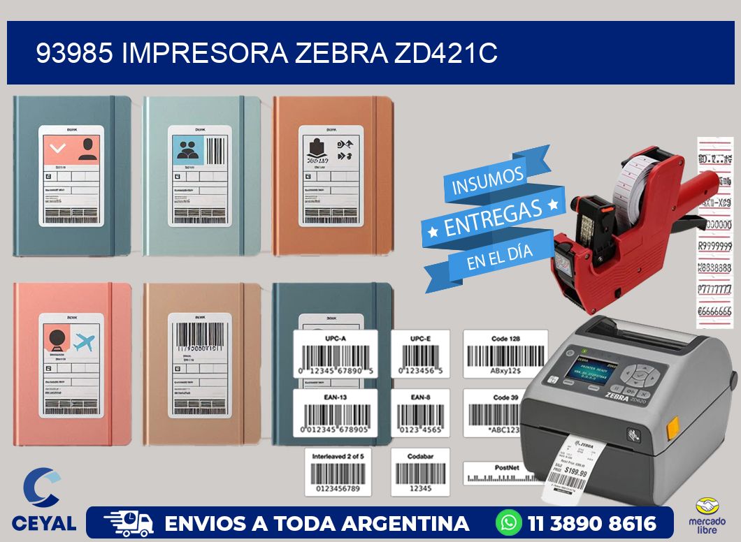 93985 Impresora Zebra zd421c