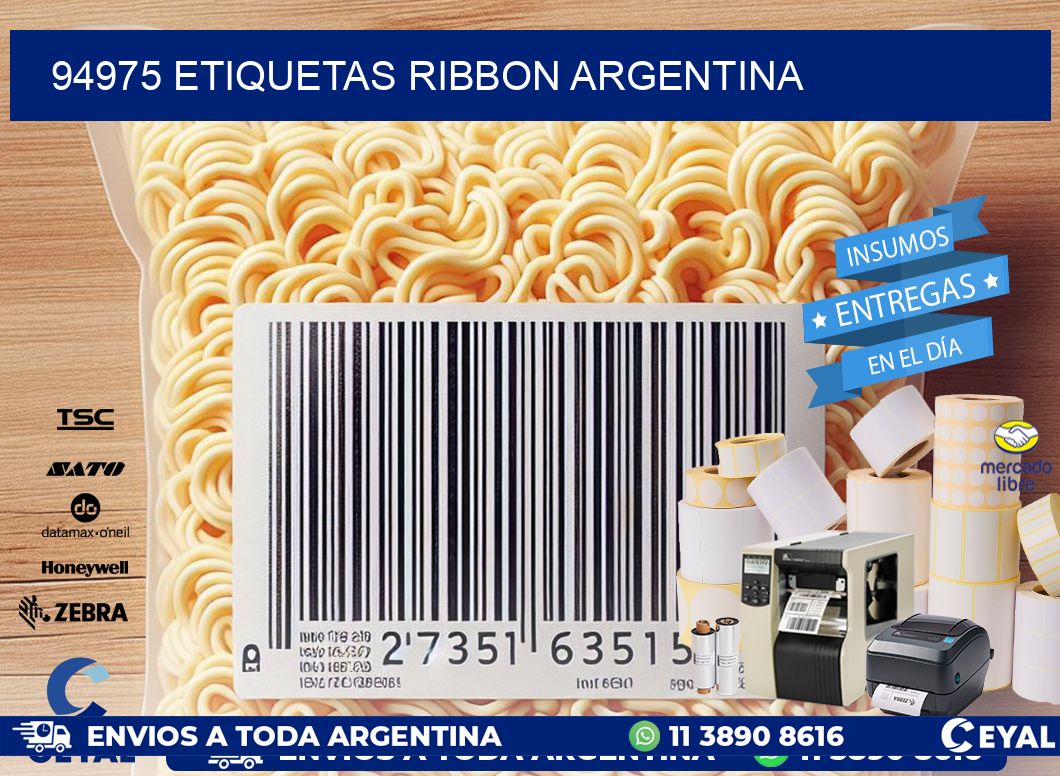 94975 etiquetas ribbon argentina