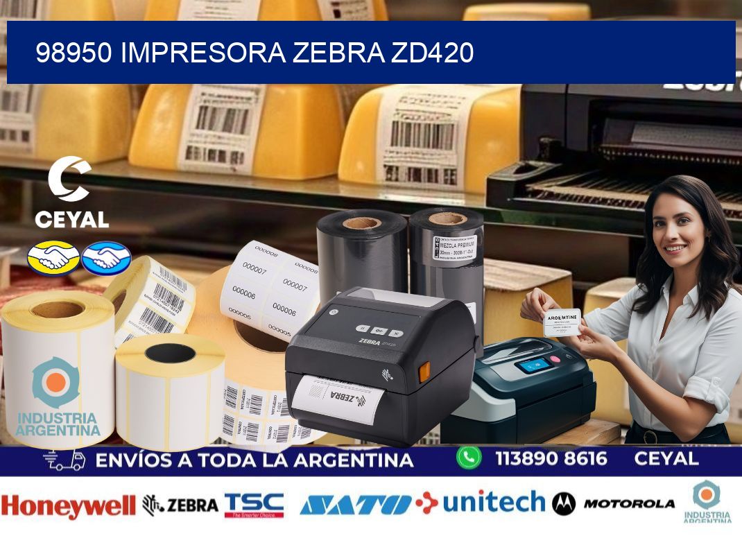 98950 Impresora Zebra ZD420