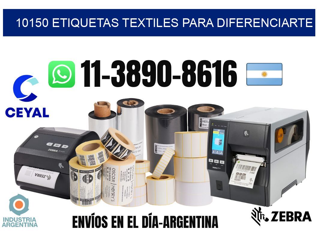 10150 Etiquetas textiles para diferenciarte