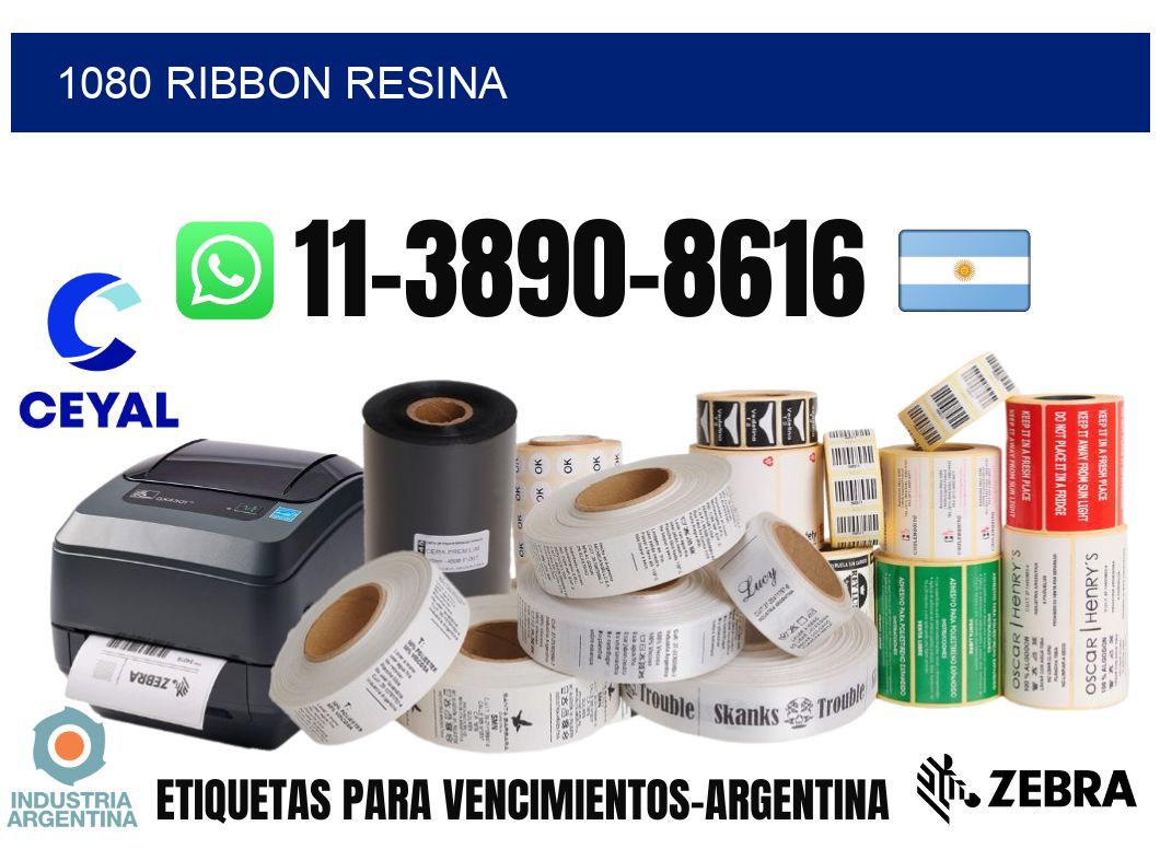 1080 ribbon resina