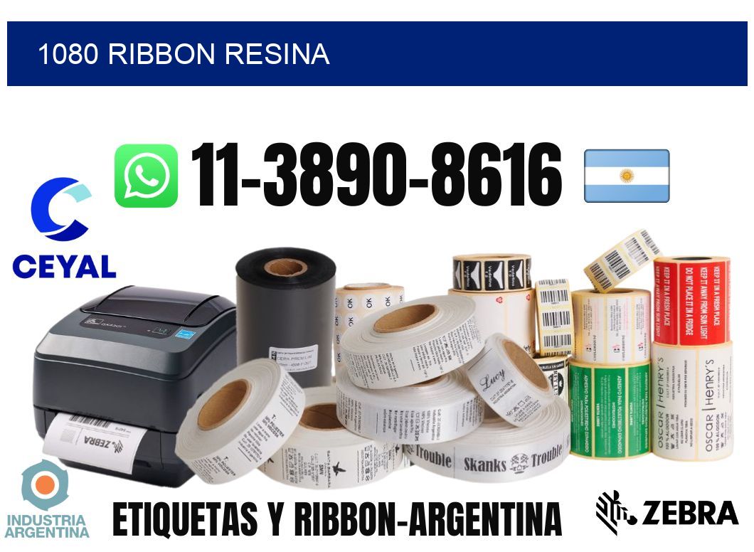 1080 ribbon resina