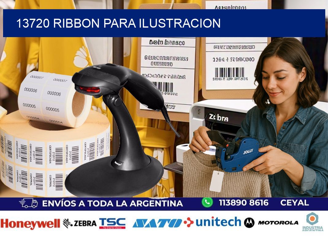 13720 ribbon para ilustracion