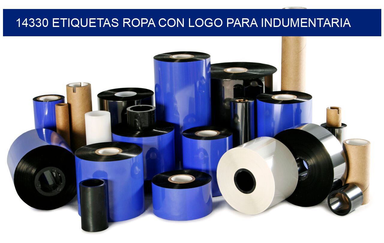 14330 Etiquetas ropa con logo para indumentaria