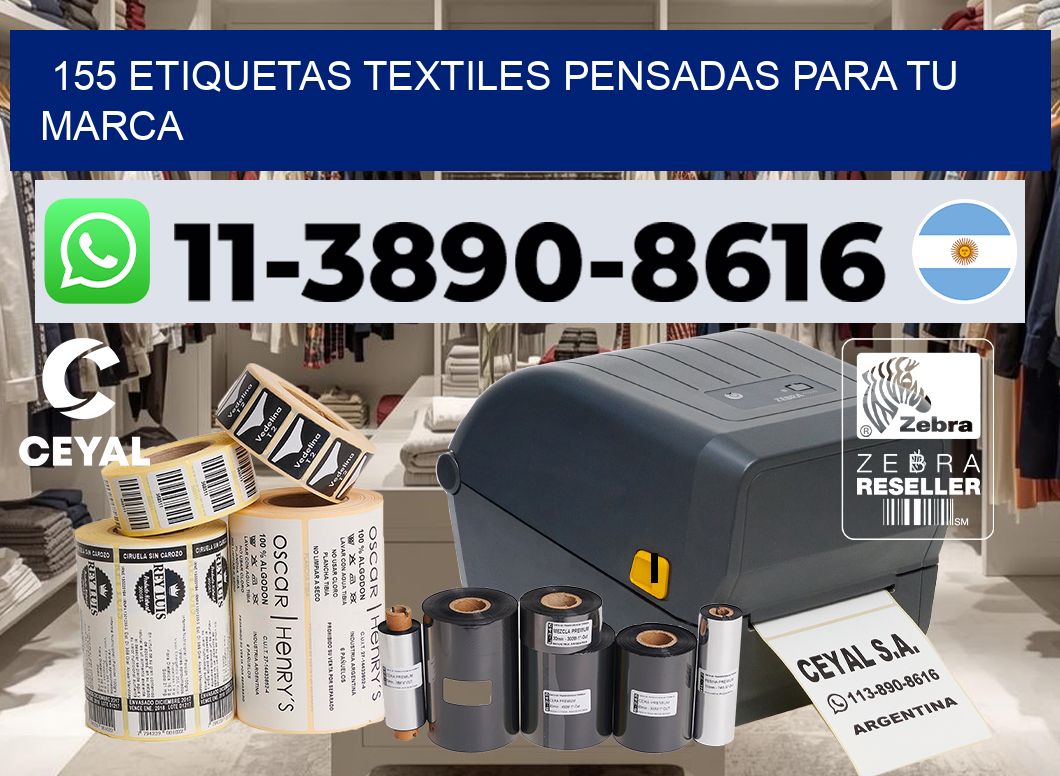 155 Etiquetas textiles pensadas para tu marca