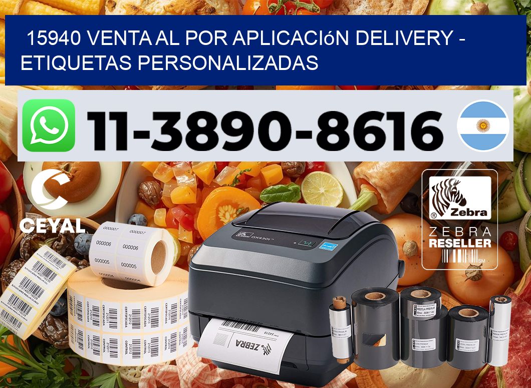 15940 Venta al Por Aplicación delivery – Etiquetas Personalizadas