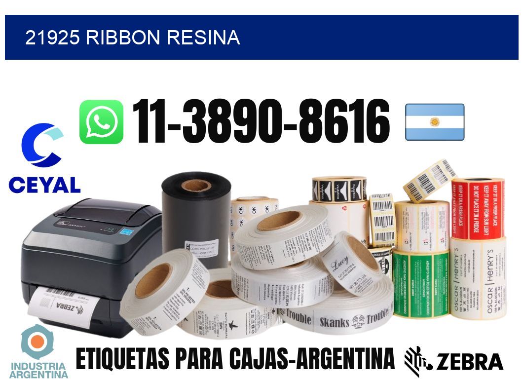 21925 ribbon resina