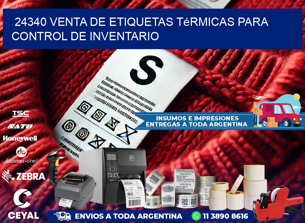 24340 venta de etiquetas térmicas para control de inventario