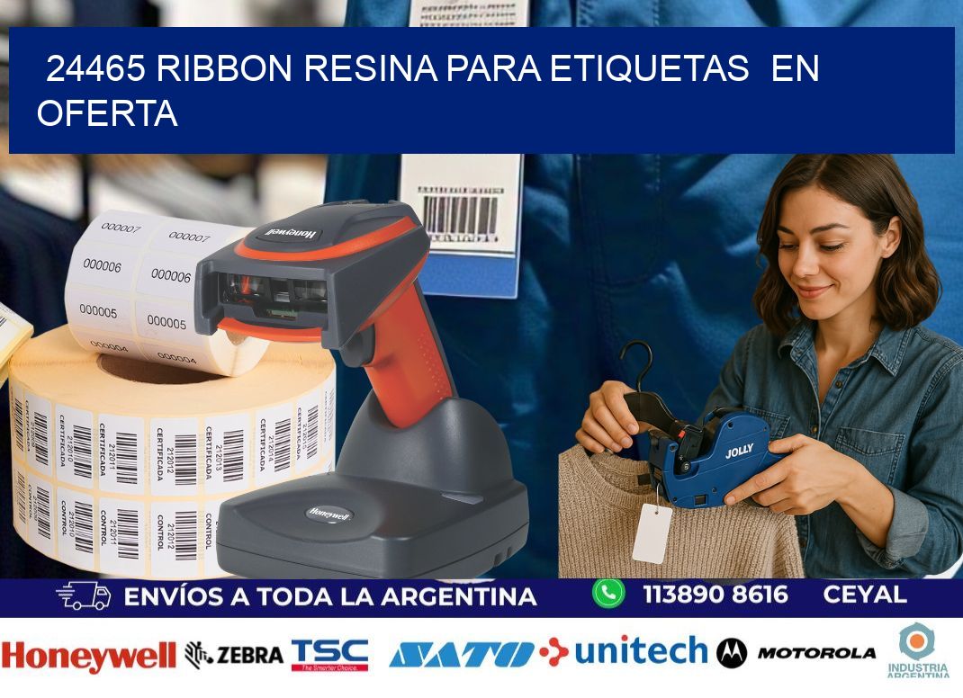 24465 ribbon resina para etiquetas  en oferta