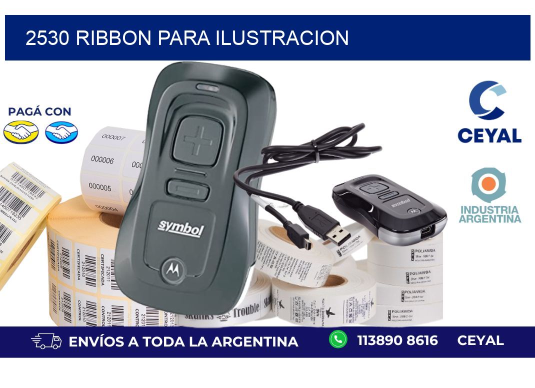 2530 ribbon para ilustracion
