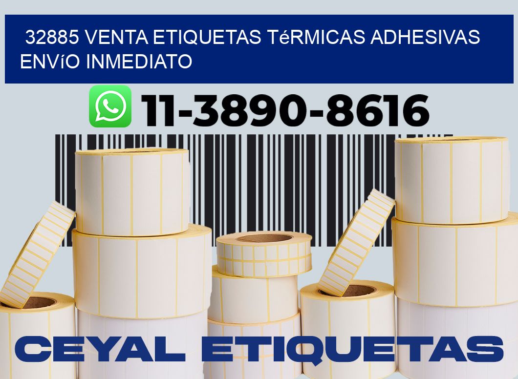 32885 venta etiquetas térmicas adhesivas envío inmediato