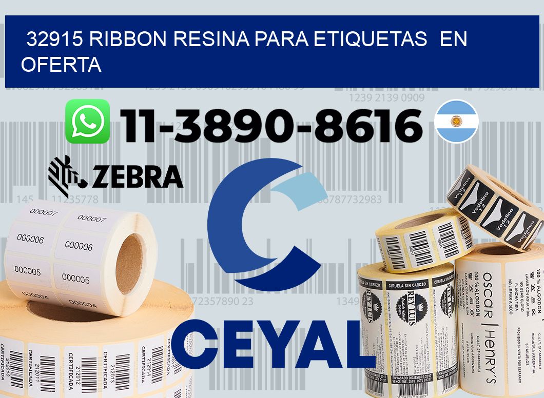 32915 ribbon resina para etiquetas  en oferta