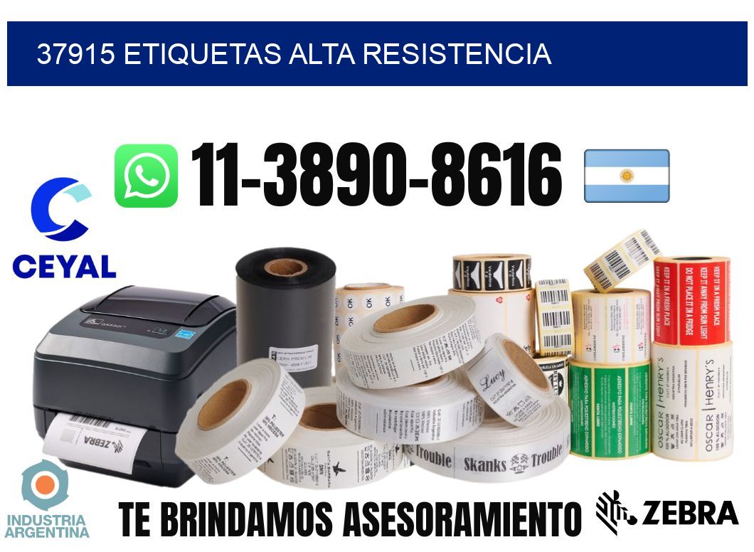 37915 etiquetas alta resistencia