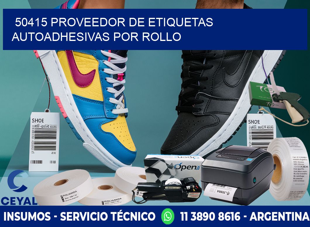 50415 proveedor de etiquetas  autoadhesivas por rollo