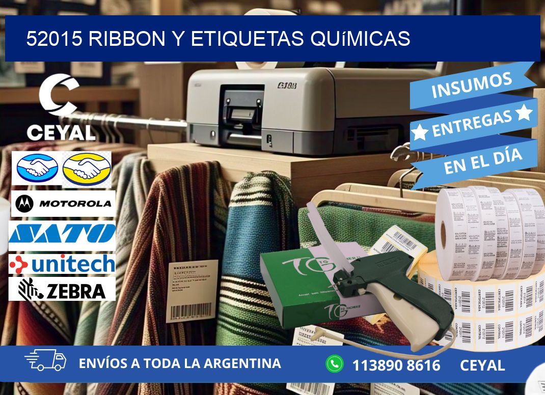 52015 ribbon y etiquetas químicas