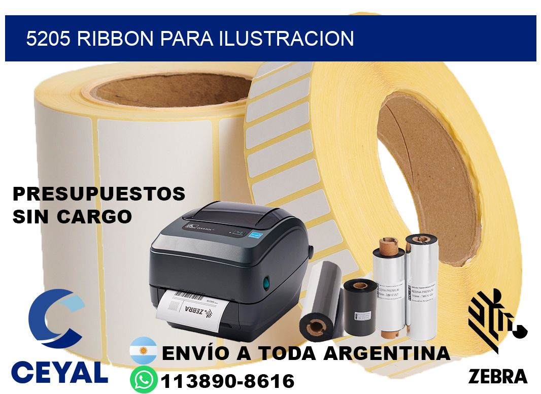 5205 ribbon para ilustracion