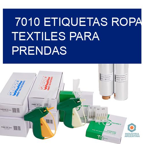 7010 Etiquetas ropa textiles para prendas
