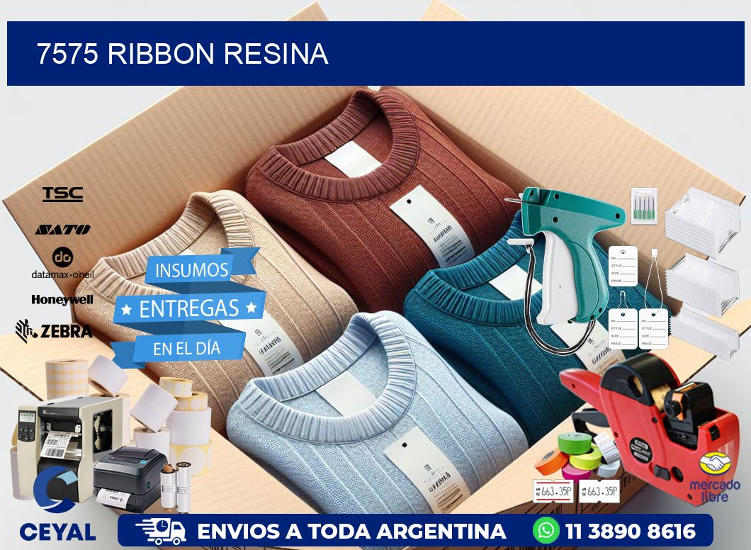 7575 ribbon resina