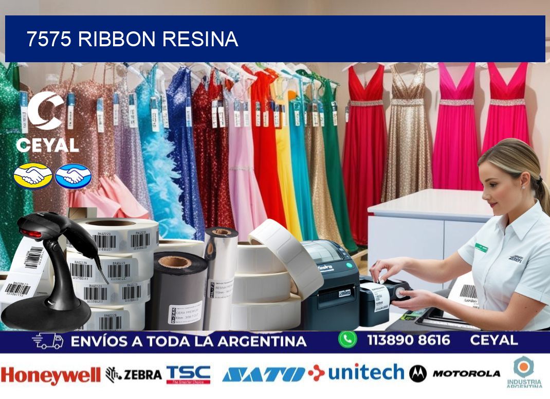 7575 ribbon resina