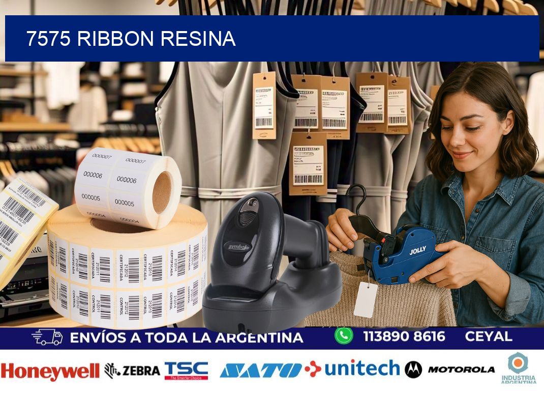 7575 ribbon resina