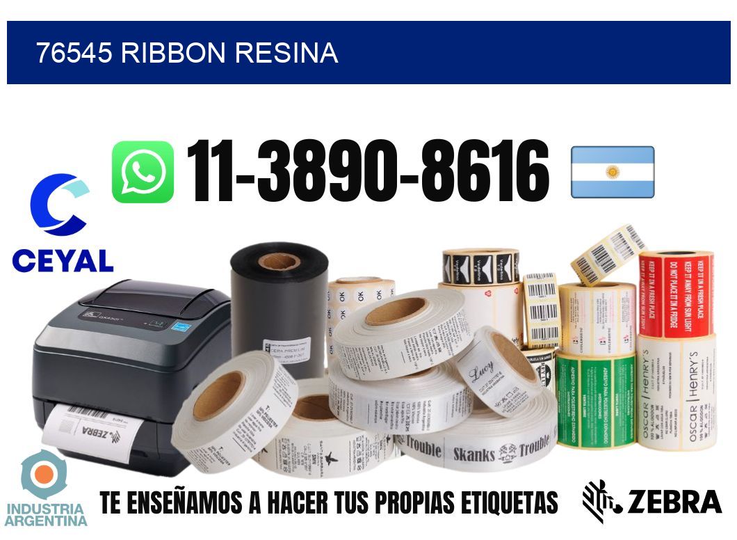 76545 ribbon resina