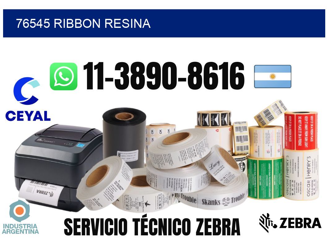 76545 ribbon resina