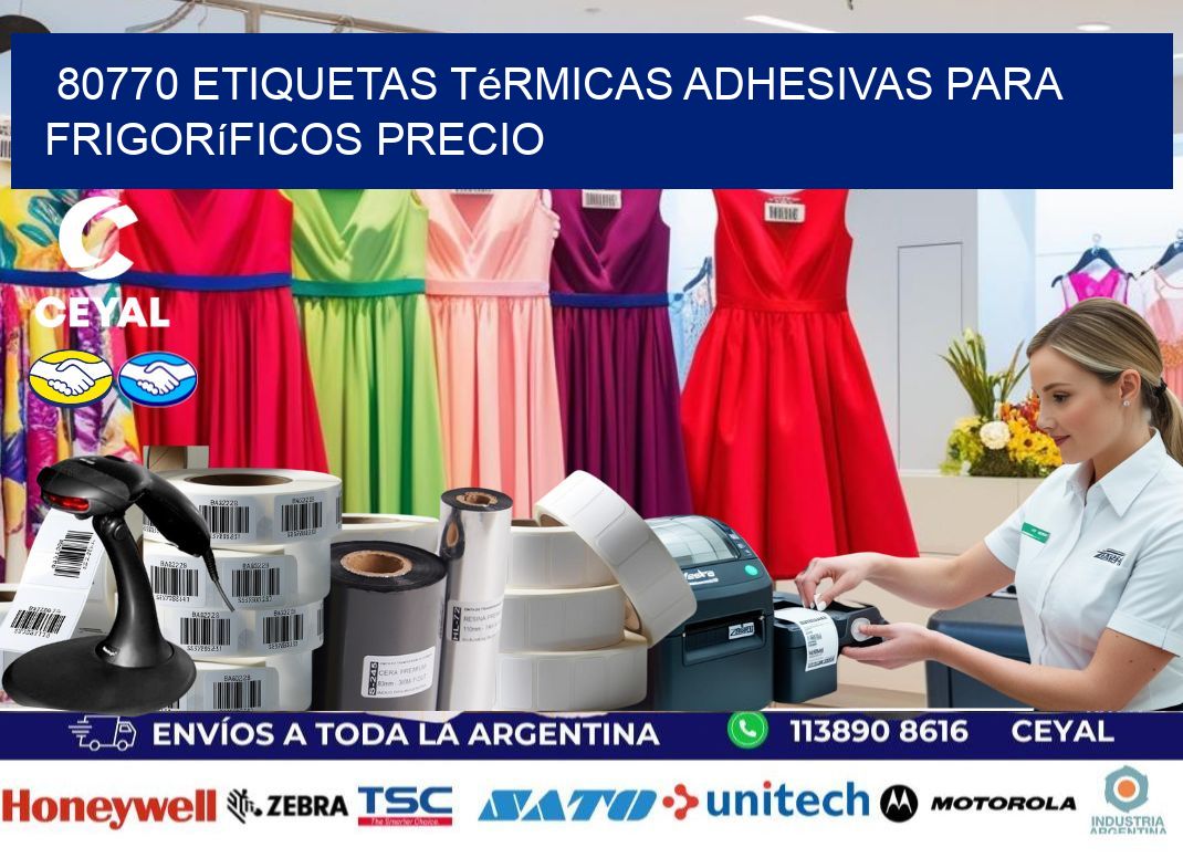 80770 etiquetas térmicas adhesivas para frigoríficos precio