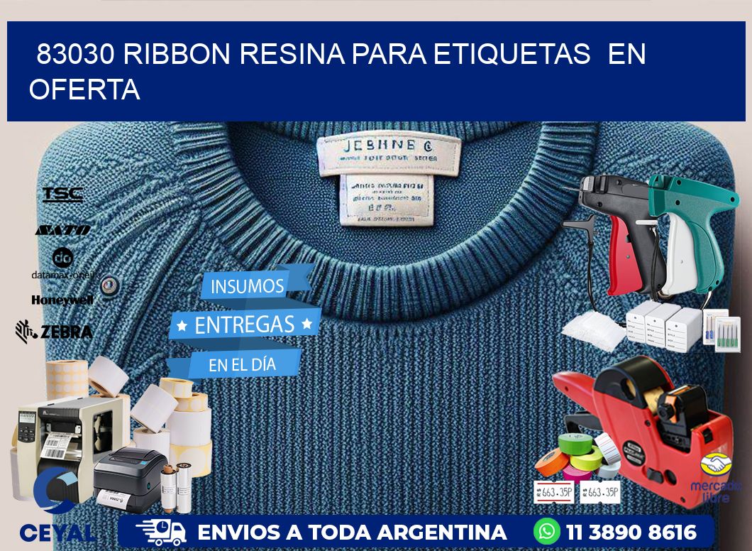 83030 ribbon resina para etiquetas en oferta