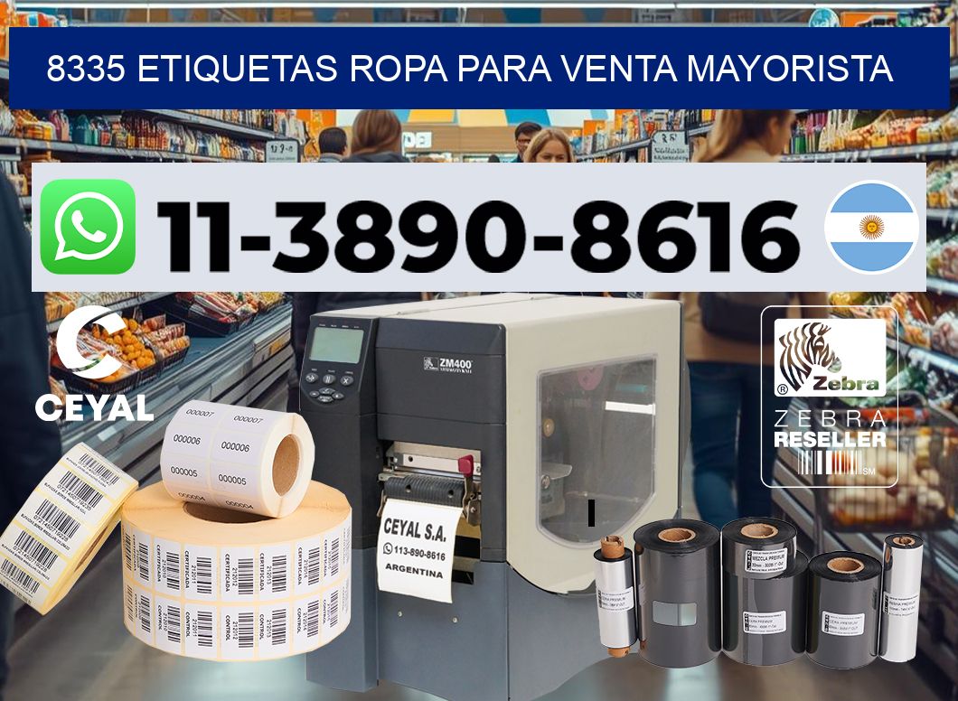 8335 Etiquetas ropa para venta mayorista