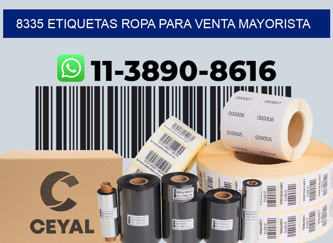 8335 Etiquetas ropa para venta mayorista
