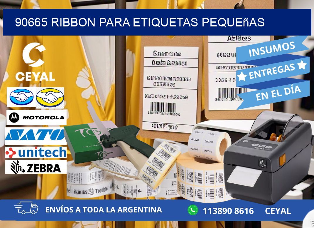 90665 ribbon para etiquetas pequeñas