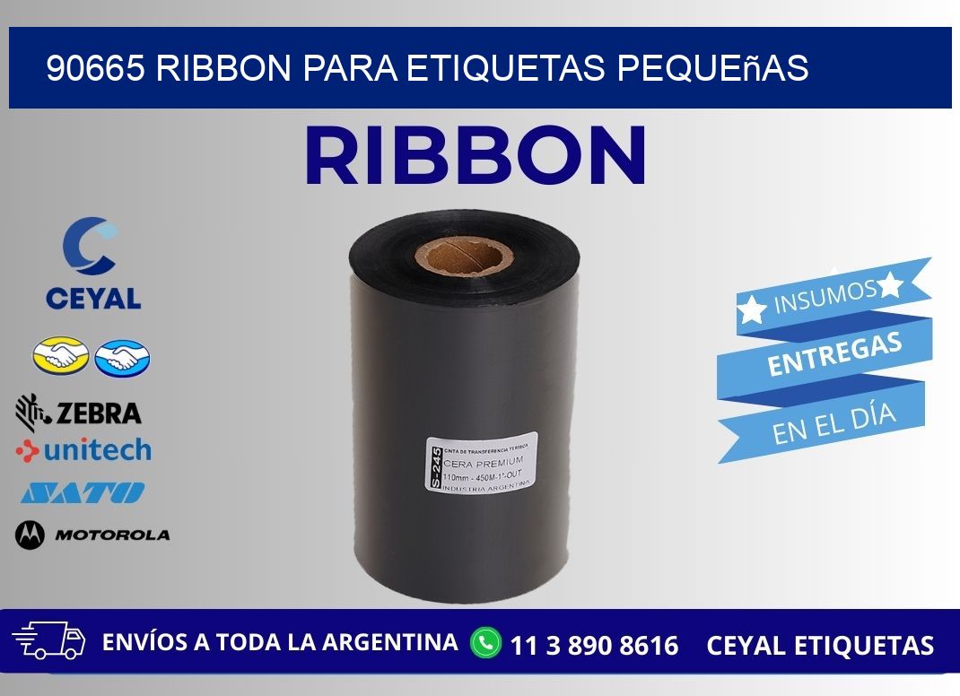 90665 ribbon para etiquetas pequeñas