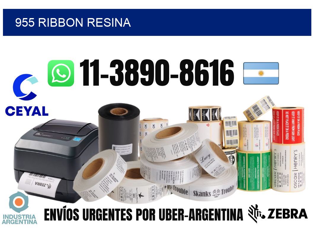 955 ribbon resina