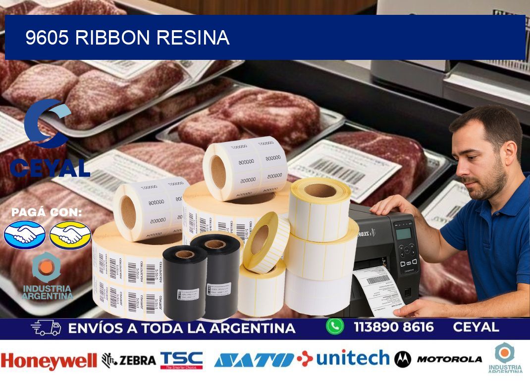 9605 ribbon resina