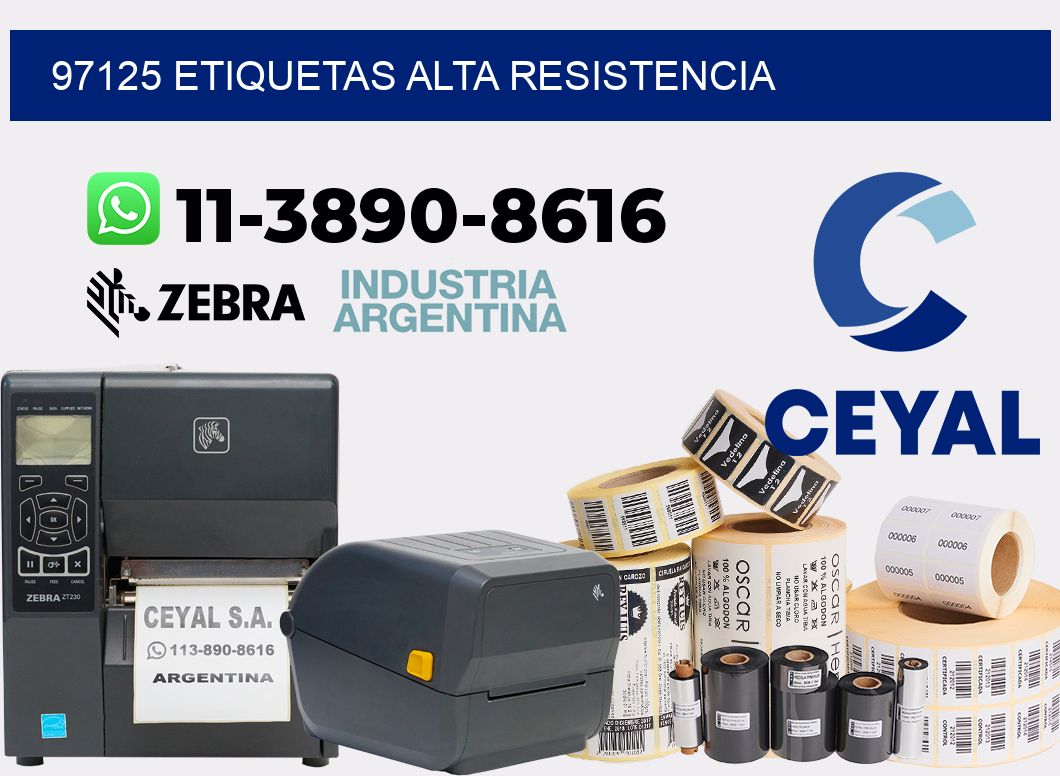 97125 etiquetas alta resistencia