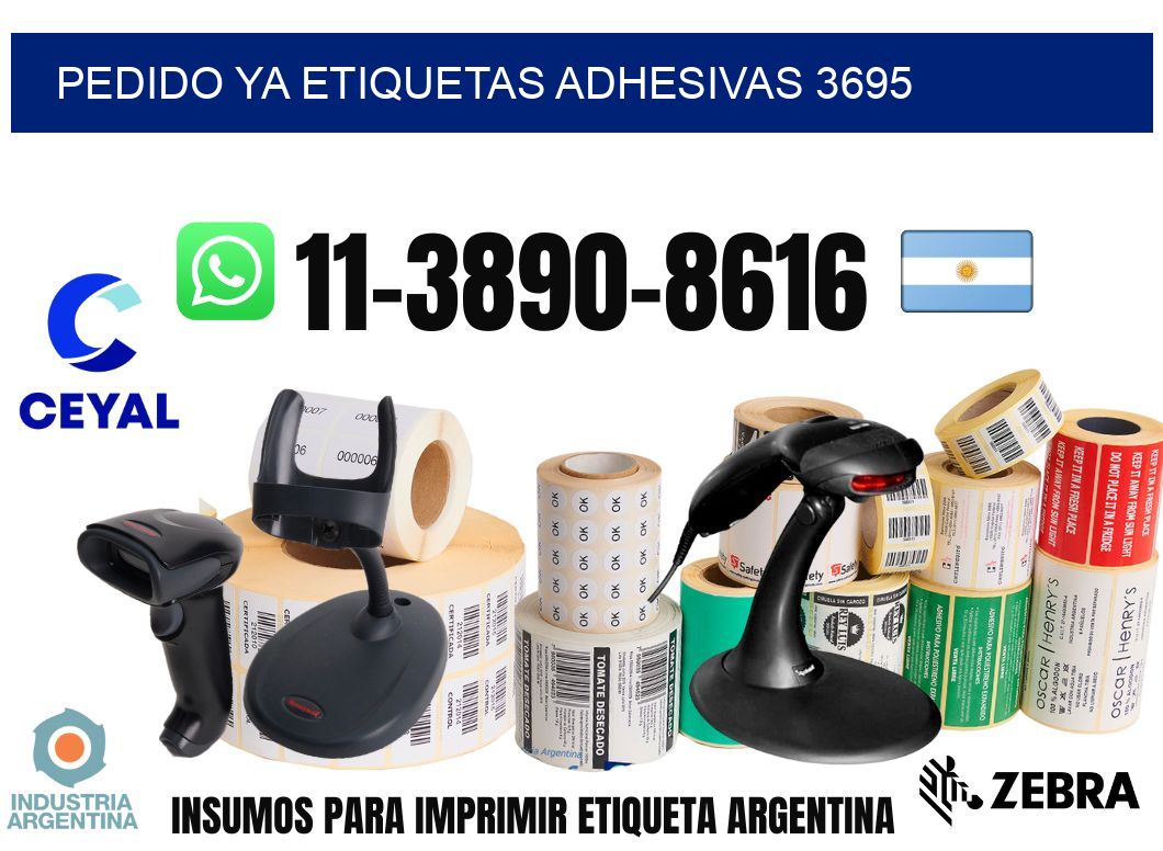 pedido ya etiquetas adhesivas 3695