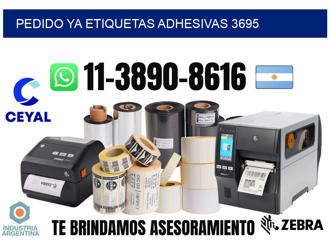 pedido ya etiquetas adhesivas 3695