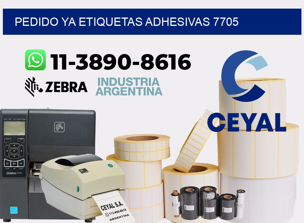 pedido ya etiquetas adhesivas 7705