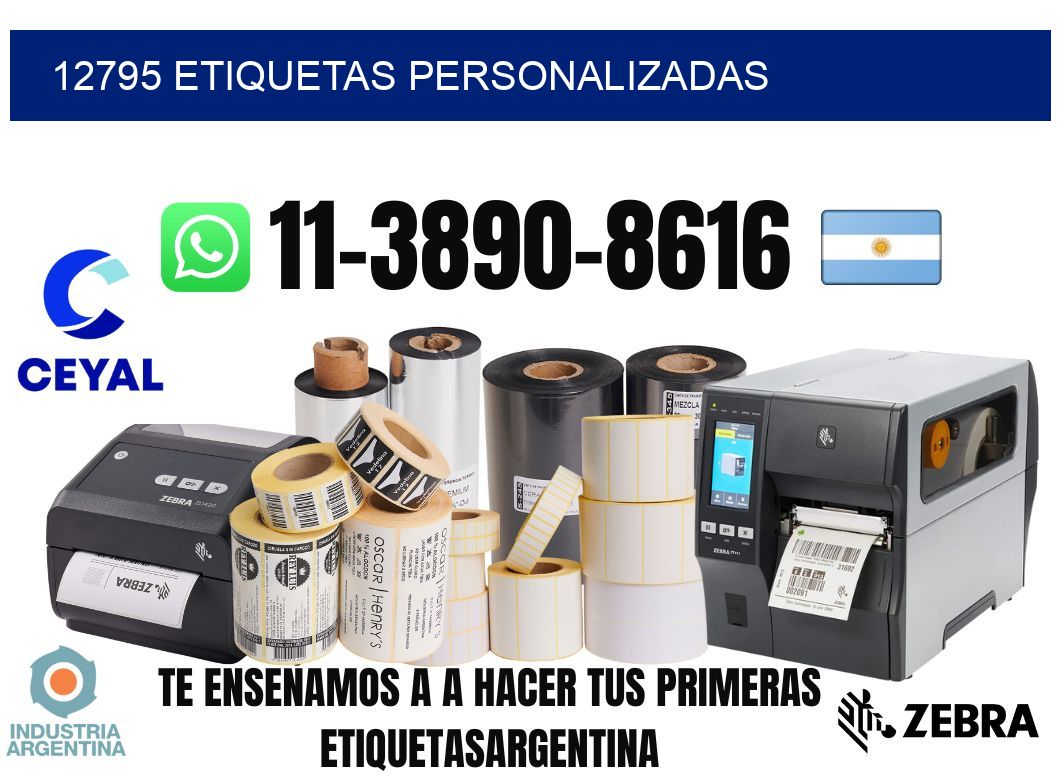 12795 etiquetas personalizadas