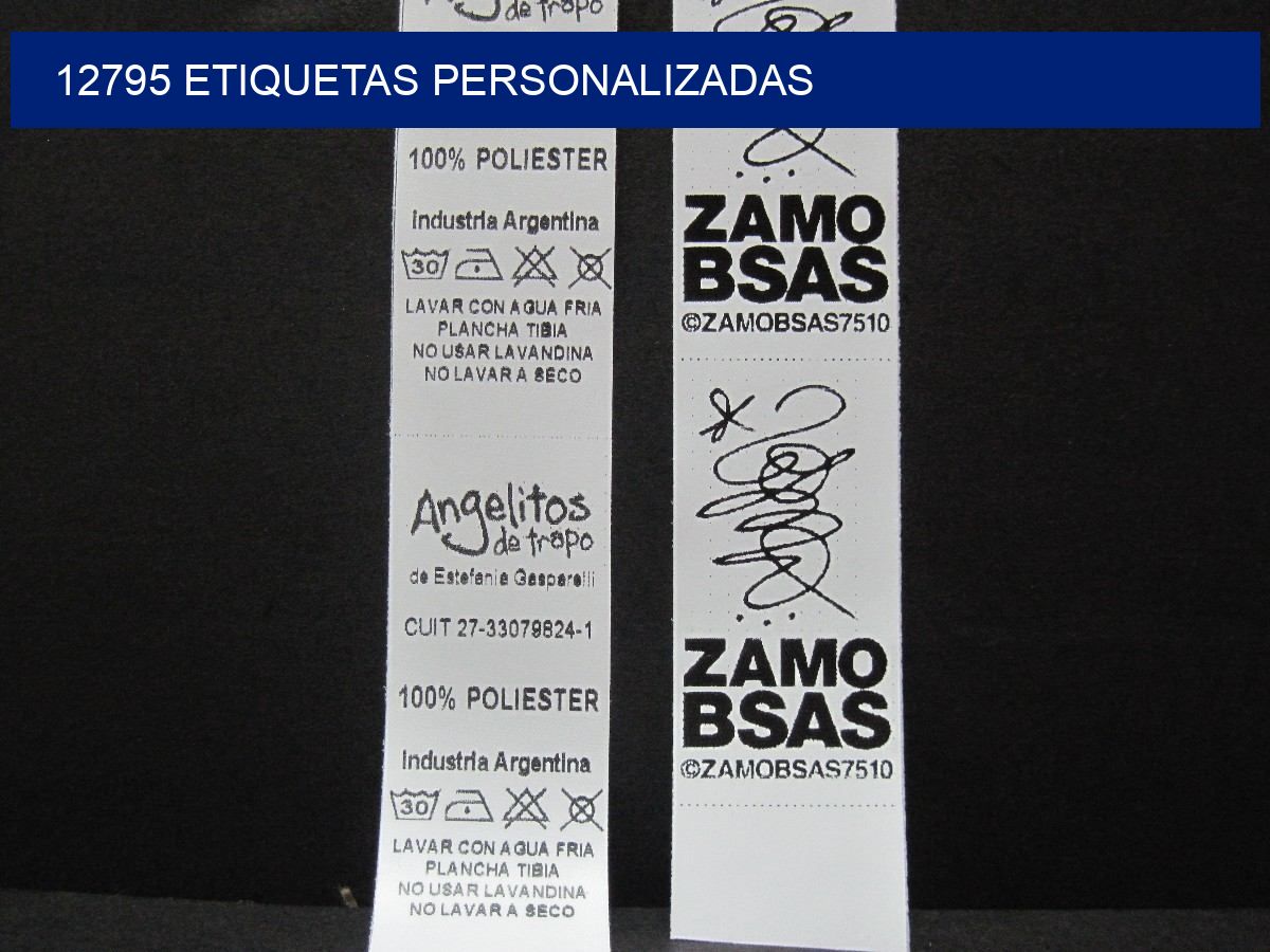 12795 etiquetas personalizadas